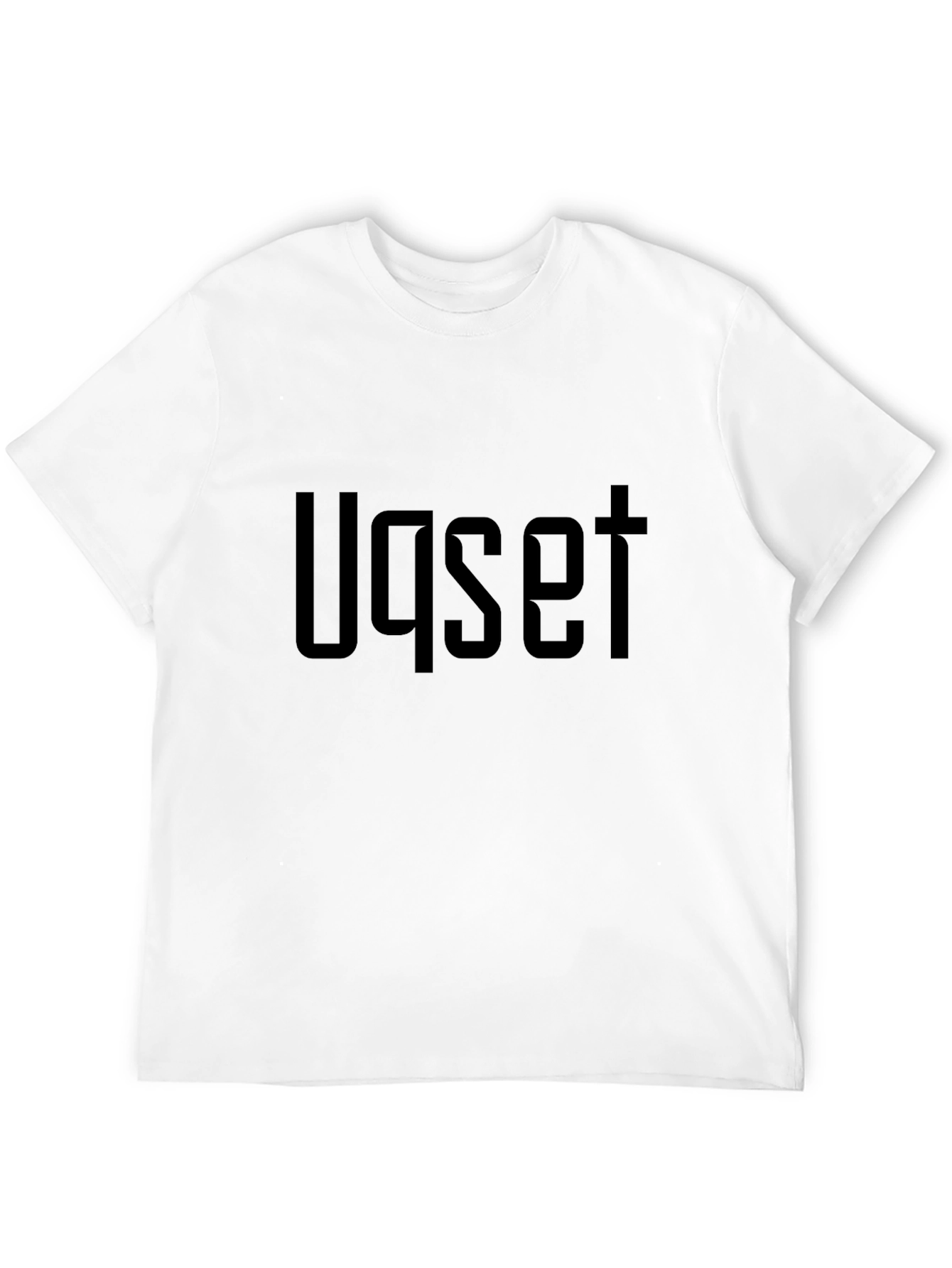 Uqset Black T-Shirt Casual Style