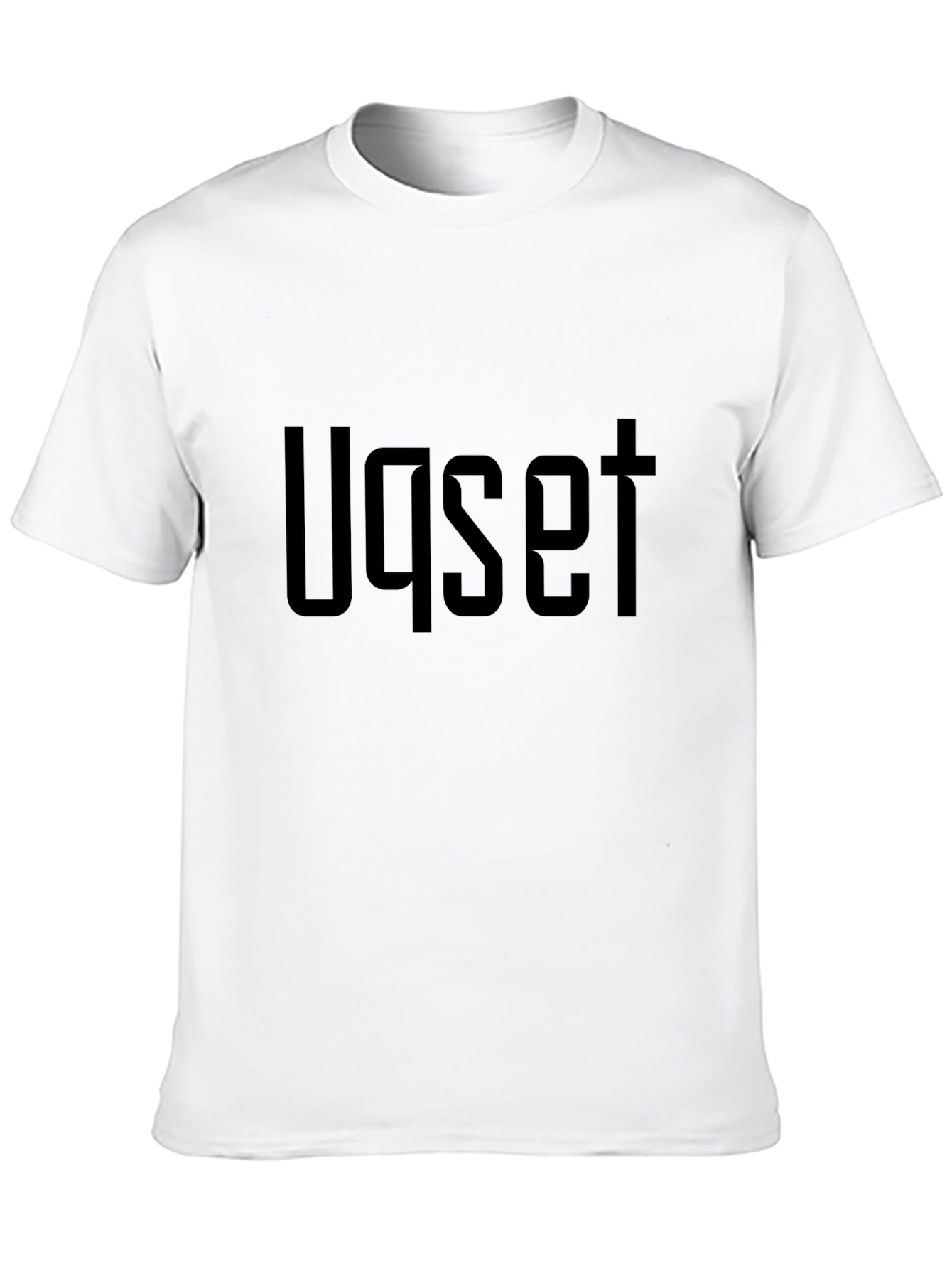 Uqset Black T-Shirt Casual Style