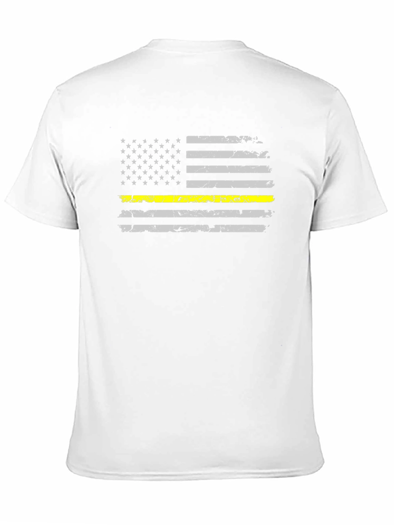 Thin Yellow Line USA Flag Graphic Tee