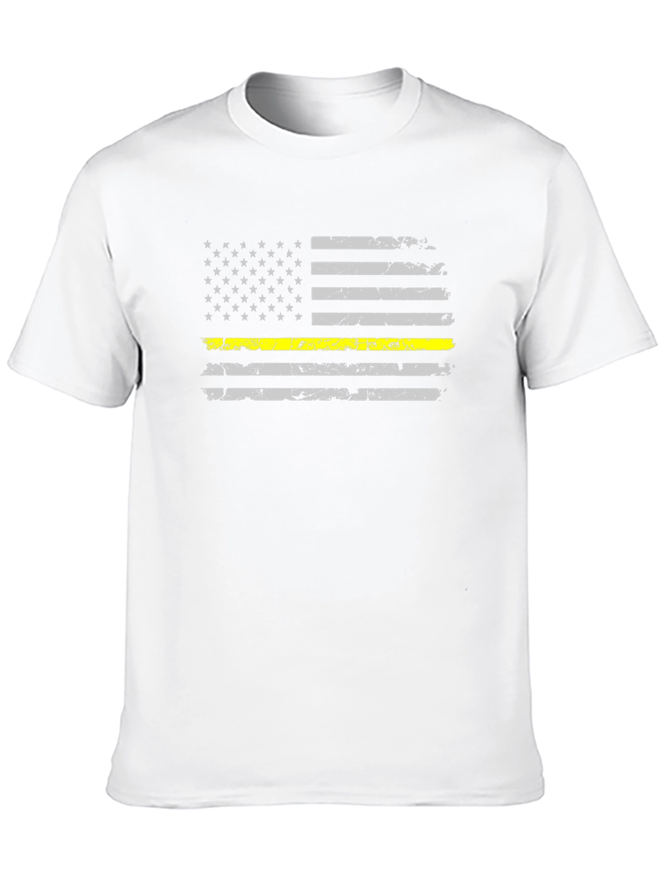 Thin Yellow Line USA Flag Graphic Tee