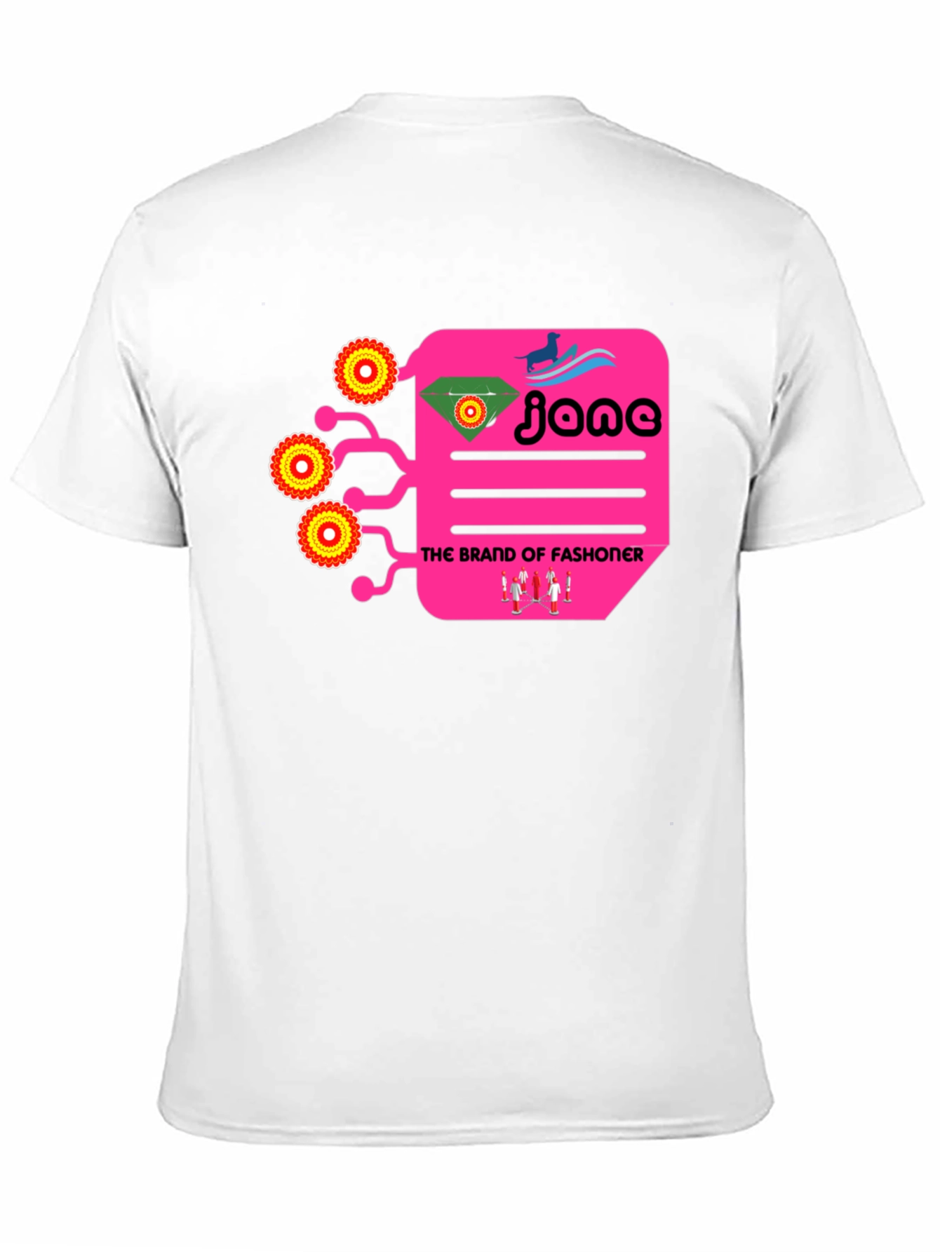 Funky Graphic Print Black T-Shirt