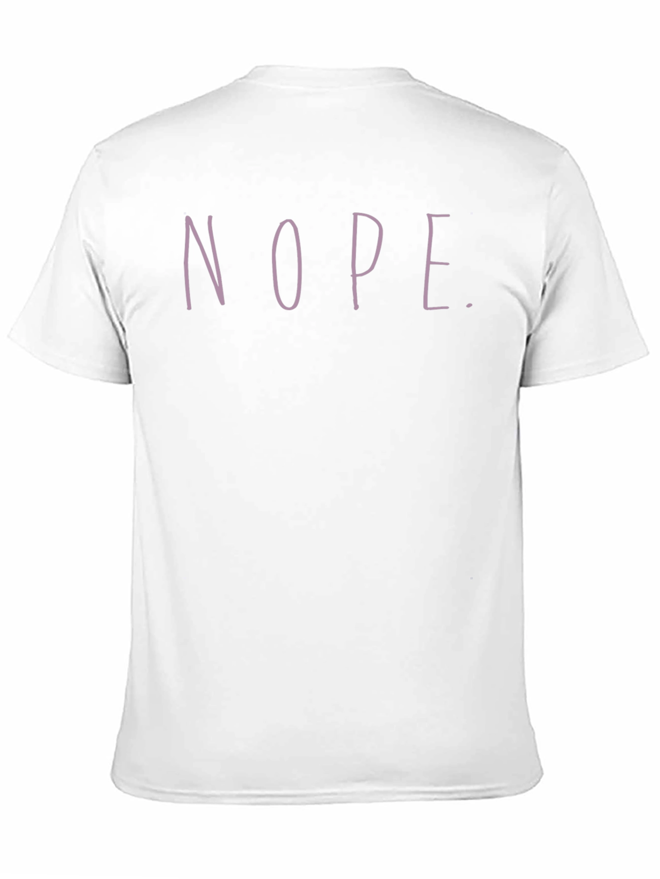 Nope Graphic Tee - Black Cotton T-Shirt