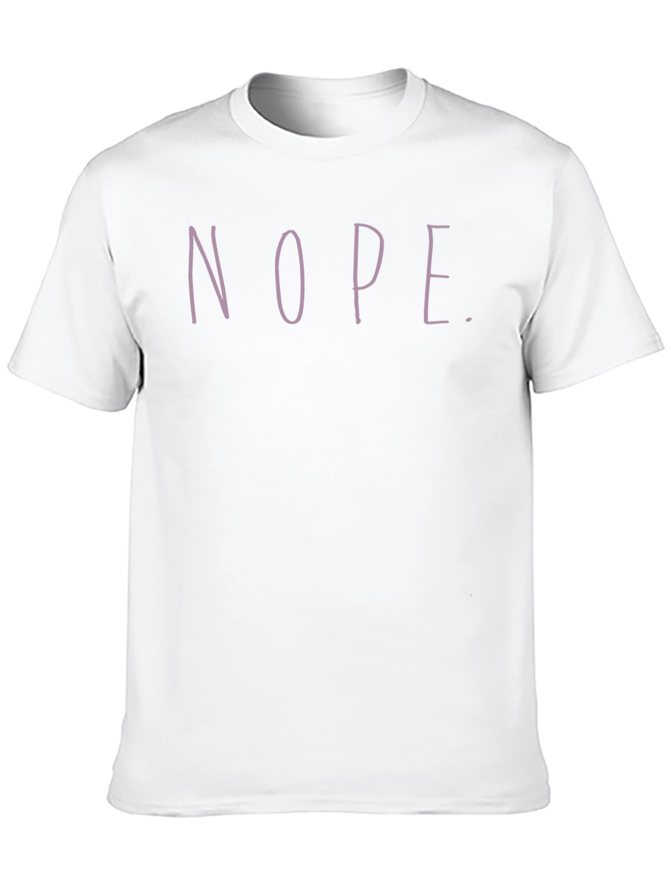 Nope Graphic Tee - Black Cotton T-Shirt