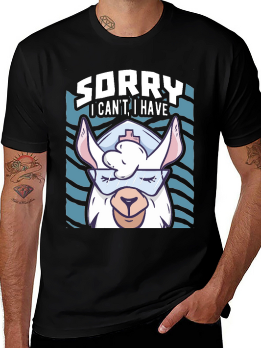 Llama Nurse T-Shirt Funny Animal Tee