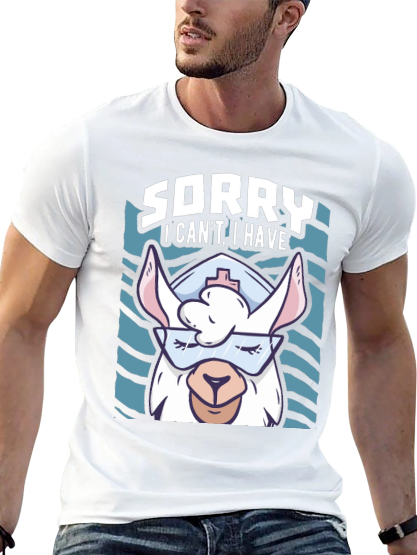 Llama Nurse T-Shirt Funny Animal Tee