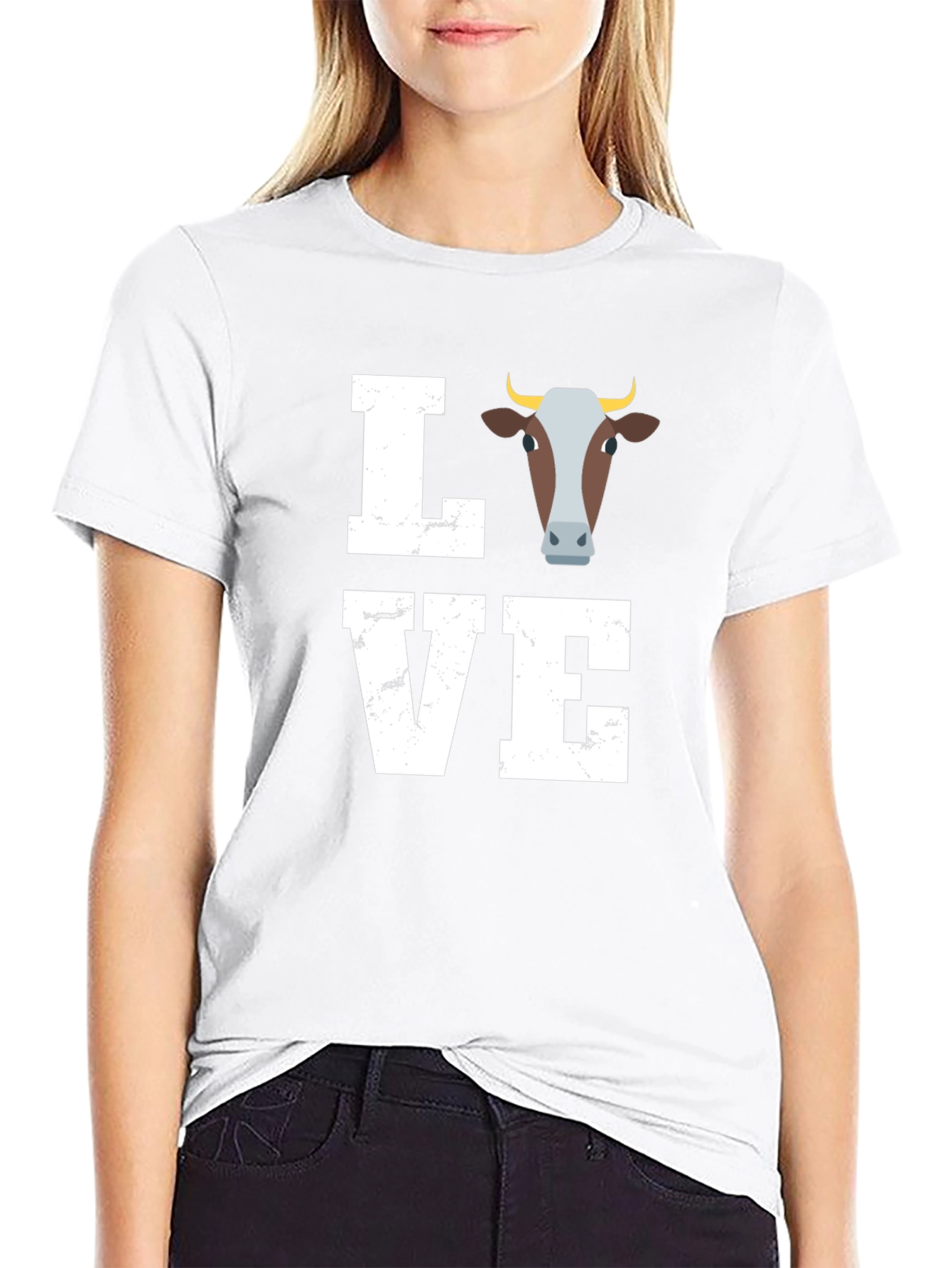 Love Cow Graphic T-Shirt - Unisex Tee