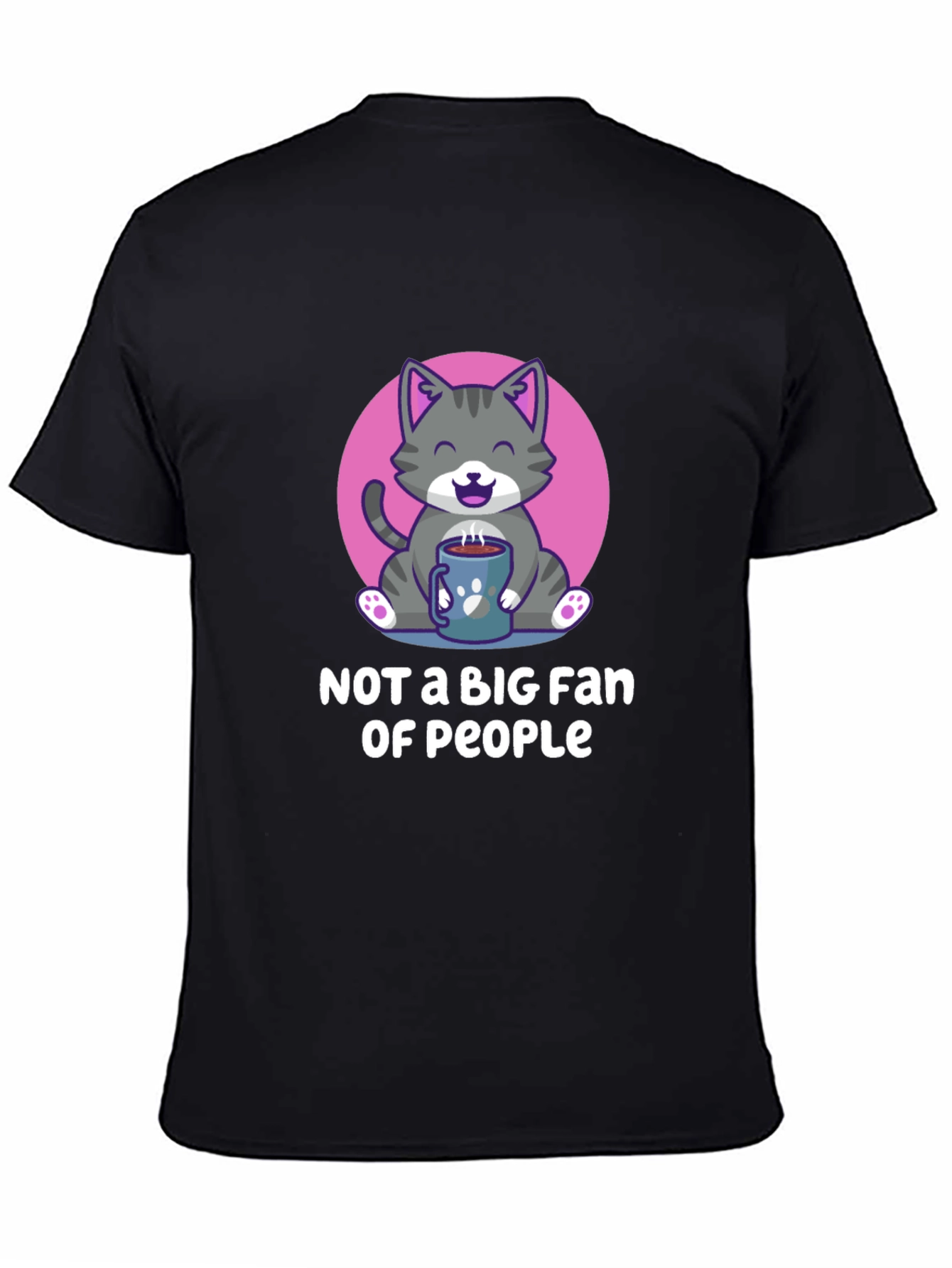 Cat Lover Tee: Not a Big Fan of People