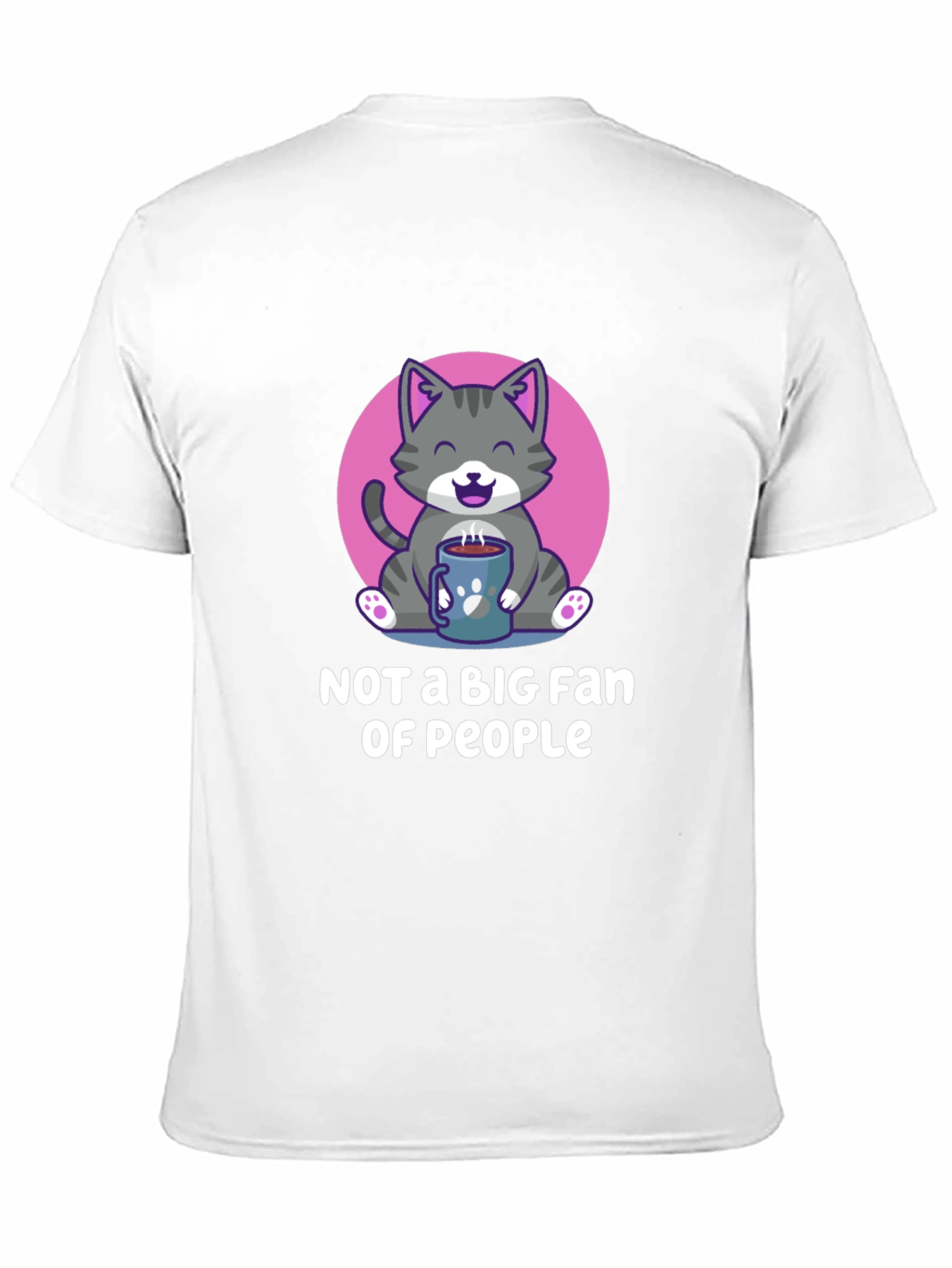 Cat Lover Tee: Not a Big Fan of People