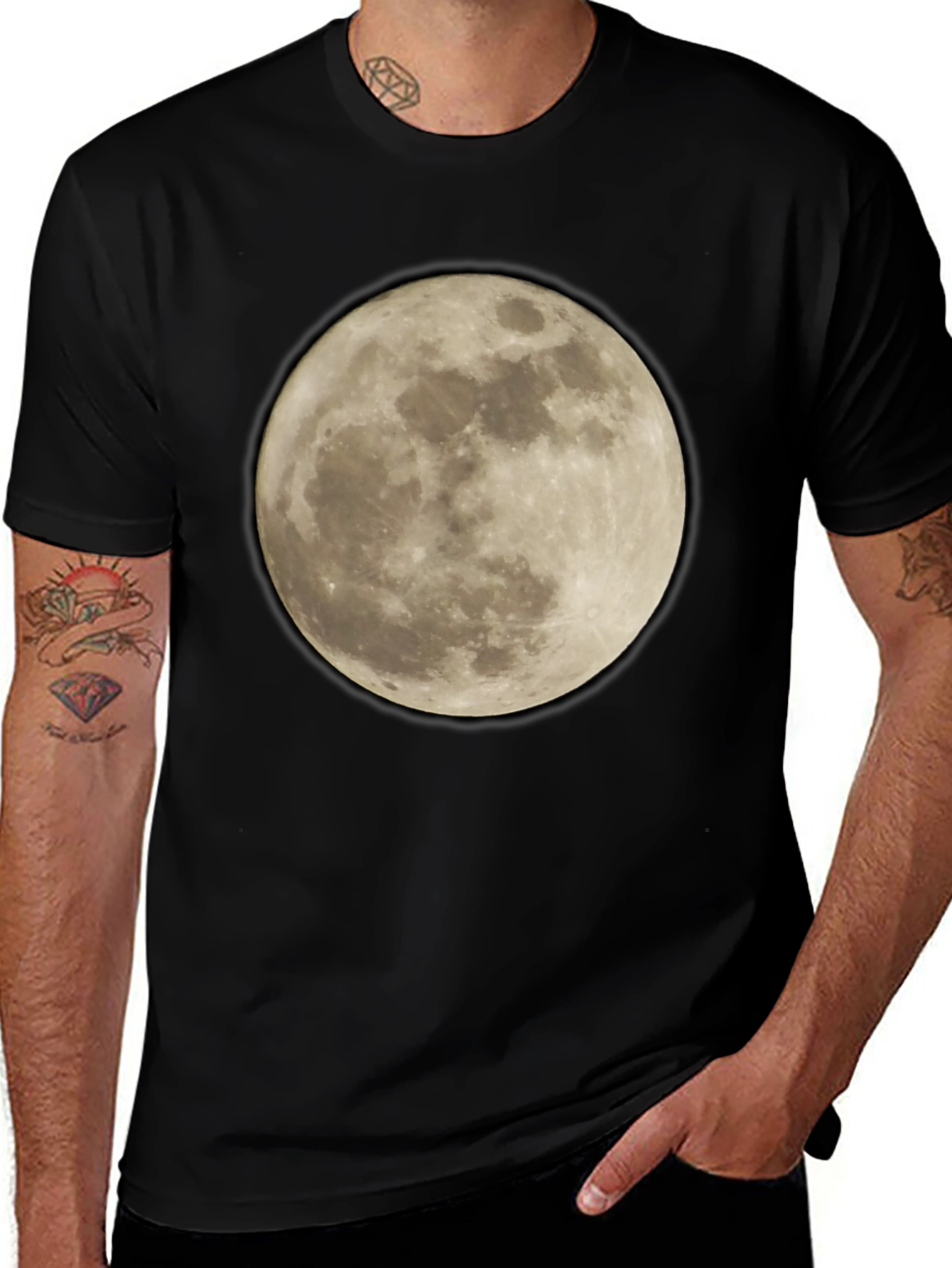 Lunar Graphic Tee - Moon Design