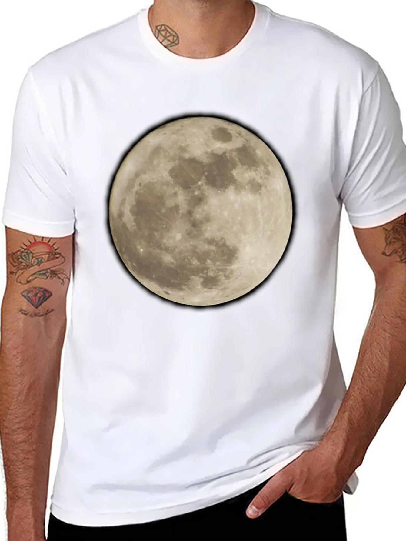 Lunar Graphic Tee - Moon Design