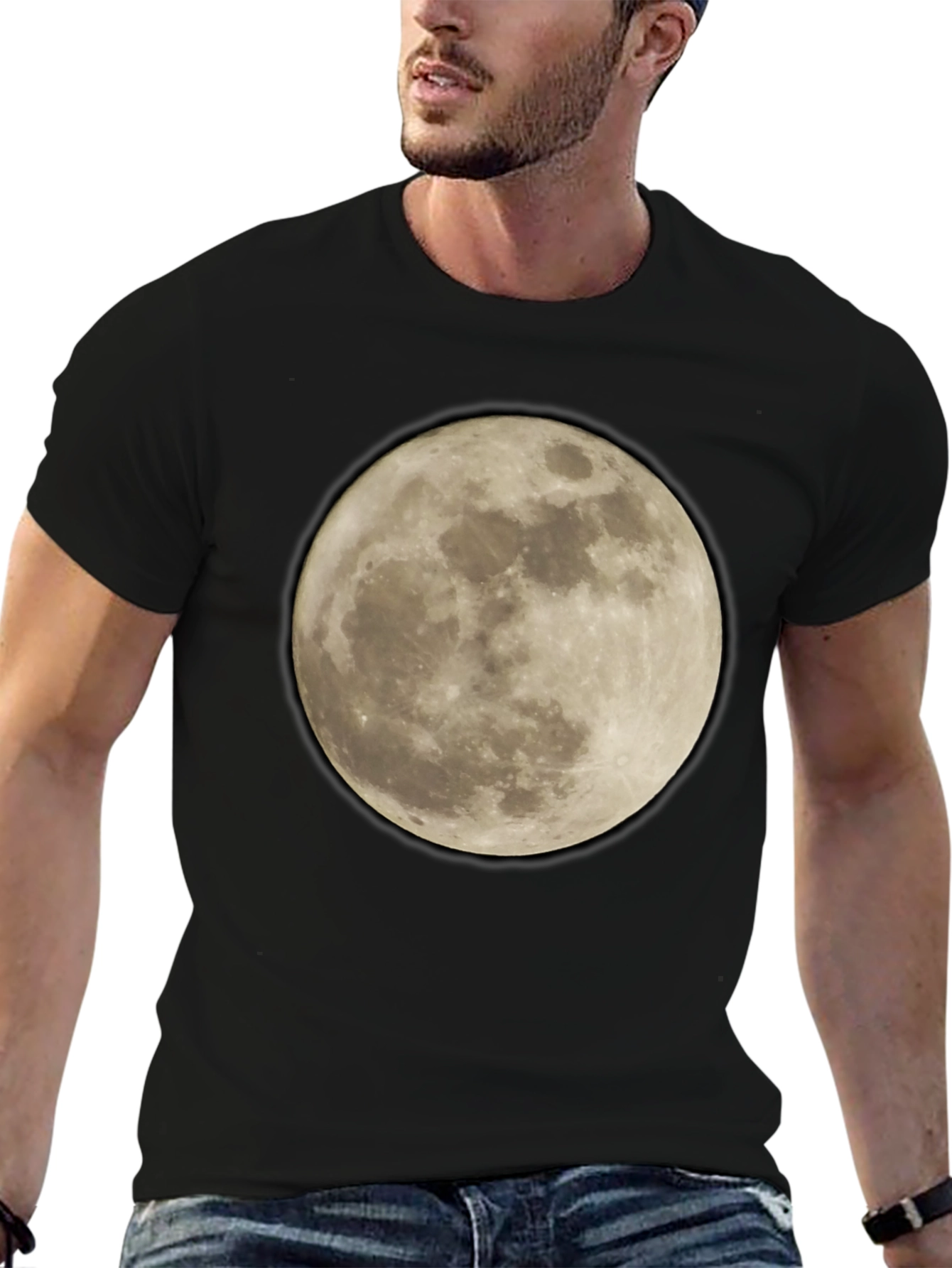 Lunar Graphic Tee - Moon Design