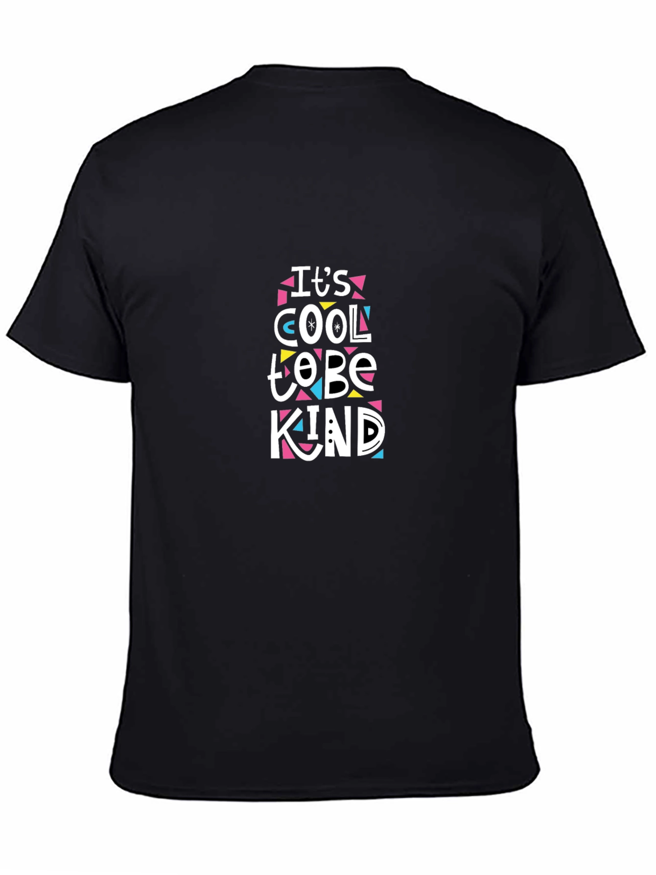 Cool to Be Kind Graphic Print Black T-Shirt