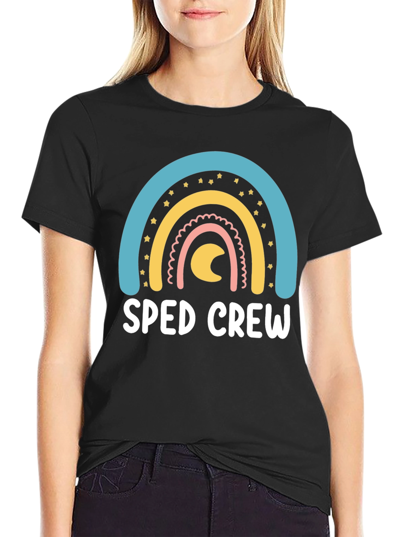 SPED Crew Rainbow Graphic T-Shirt