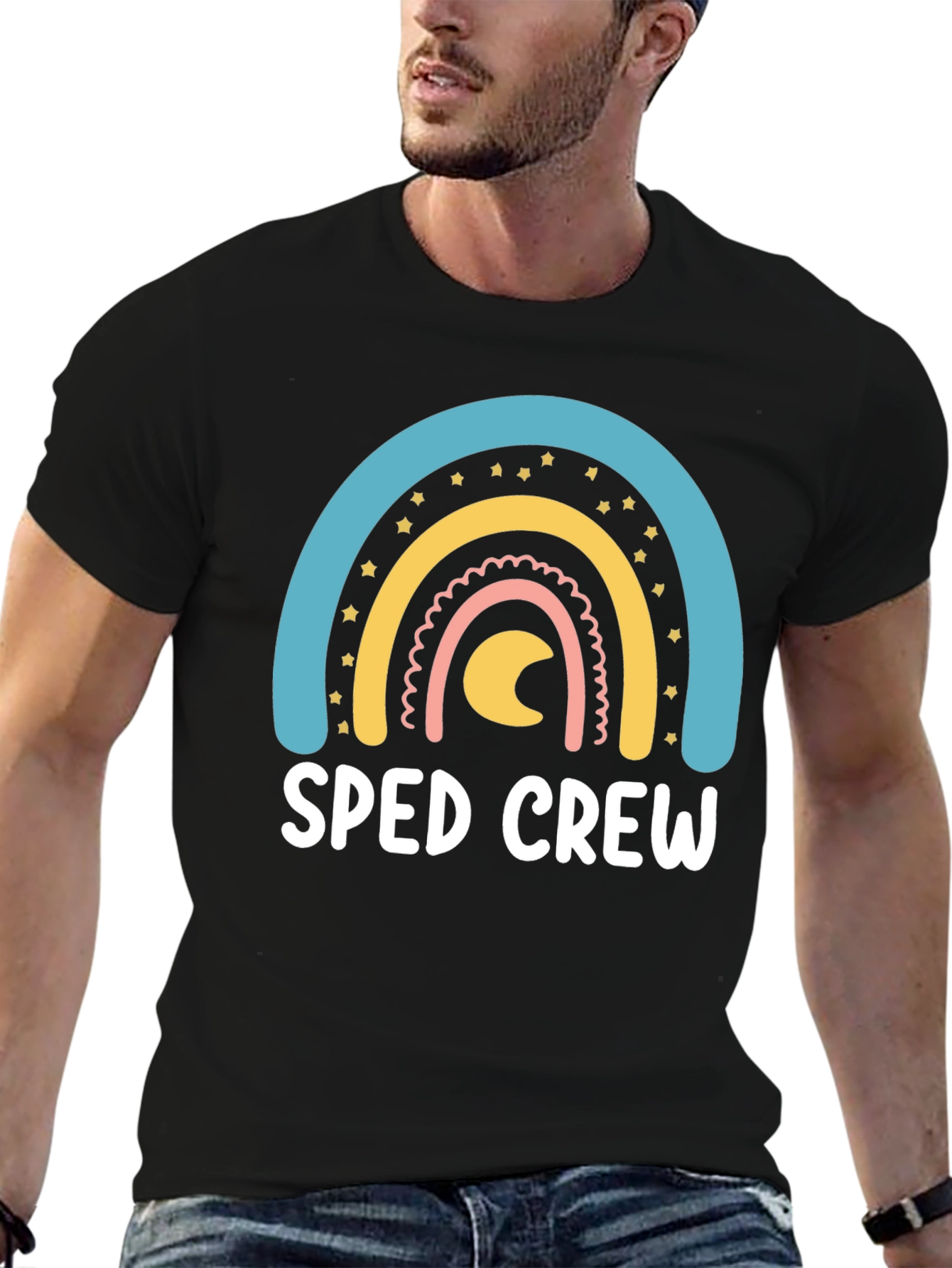 SPED Crew Rainbow Graphic T-Shirt