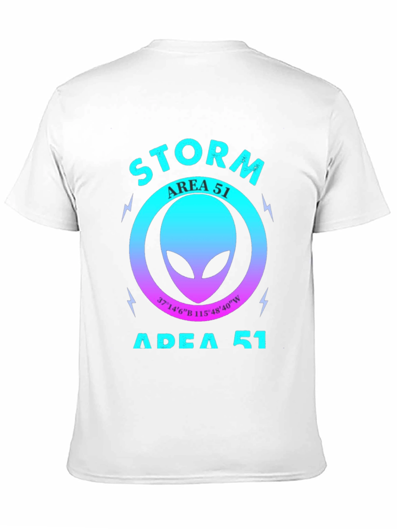 Storm Area 51 T-Shirt Alien Head Graphic Tee