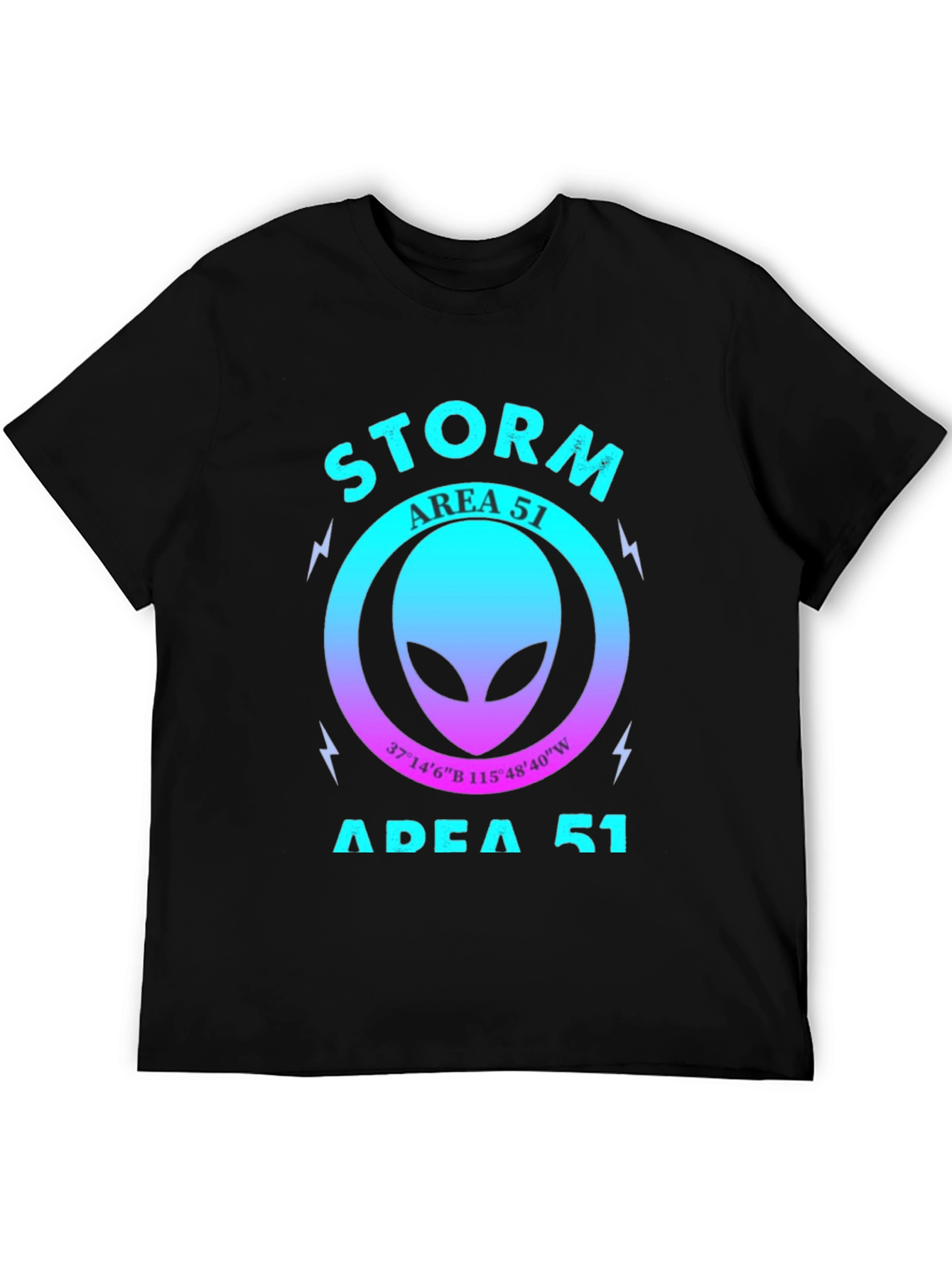 Storm Area 51 T-Shirt Alien Head Graphic Tee