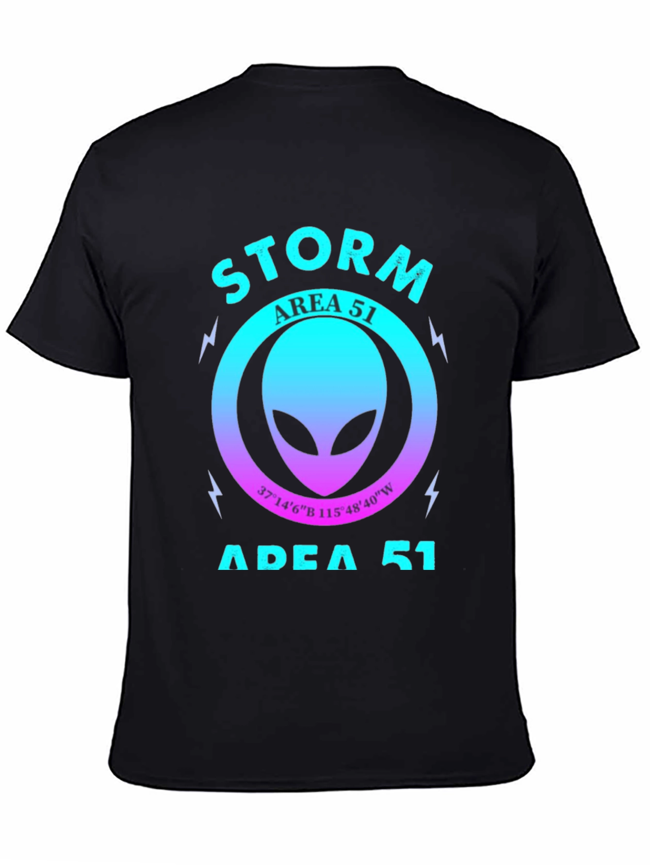 Storm Area 51 T-Shirt Alien Head Graphic Tee