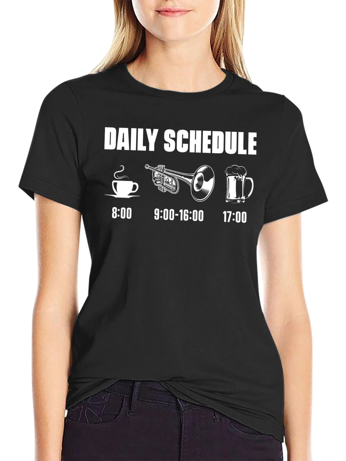 Daily Schedule Trumpet & Beer T-Shirt