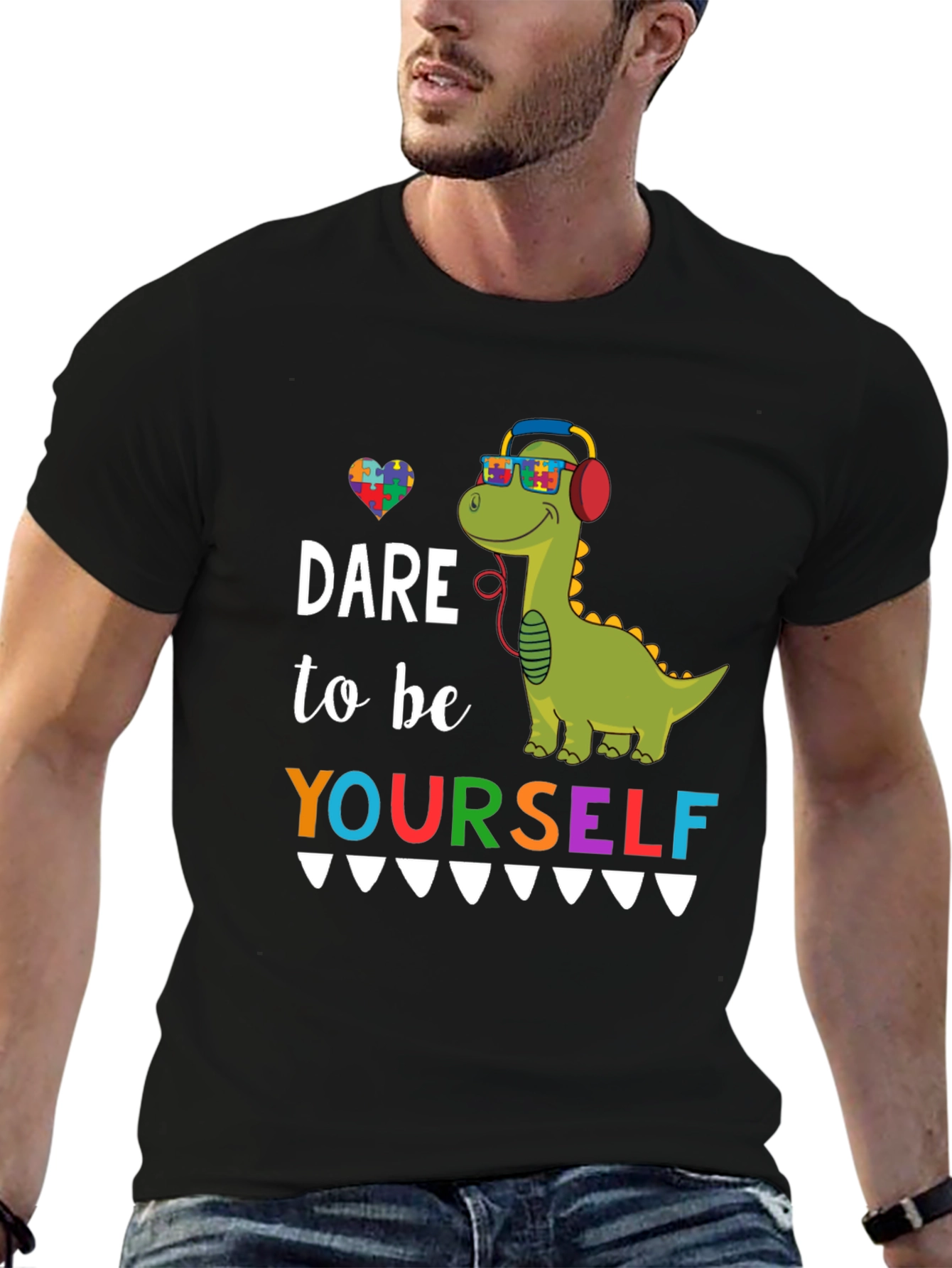 Dare to Be Yourself Autism Awareness T-Shirt