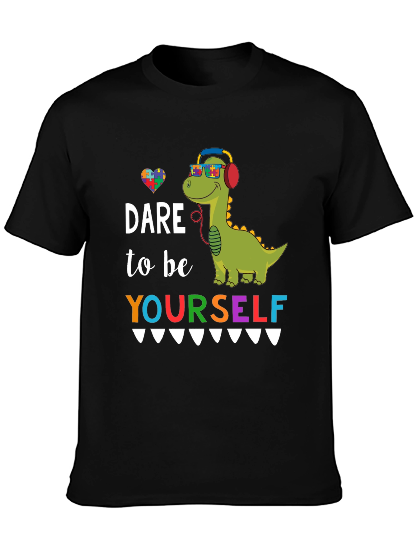 Dare to Be Yourself Autism Awareness T-Shirt