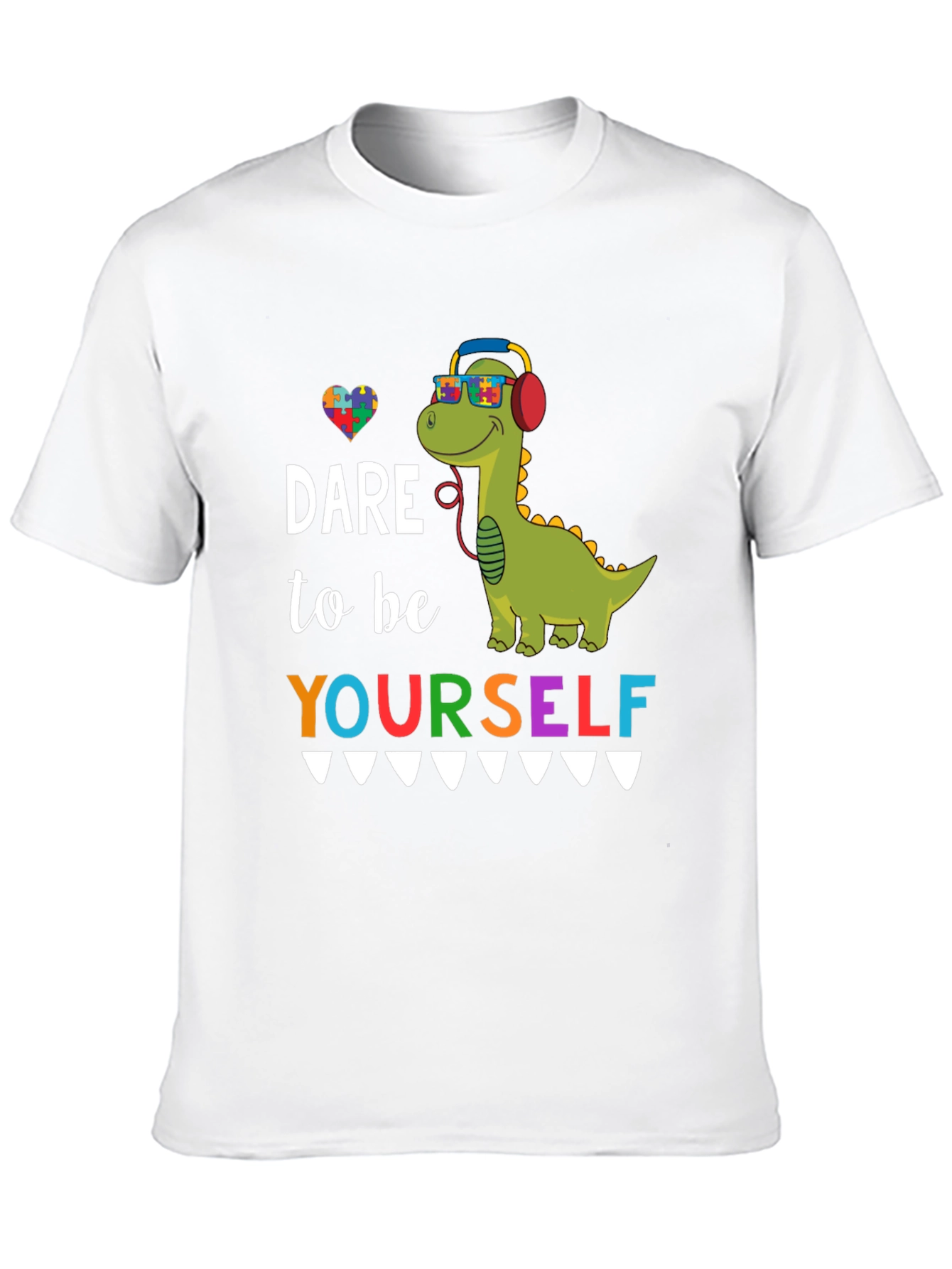 Dare to Be Yourself Autism Awareness T-Shirt