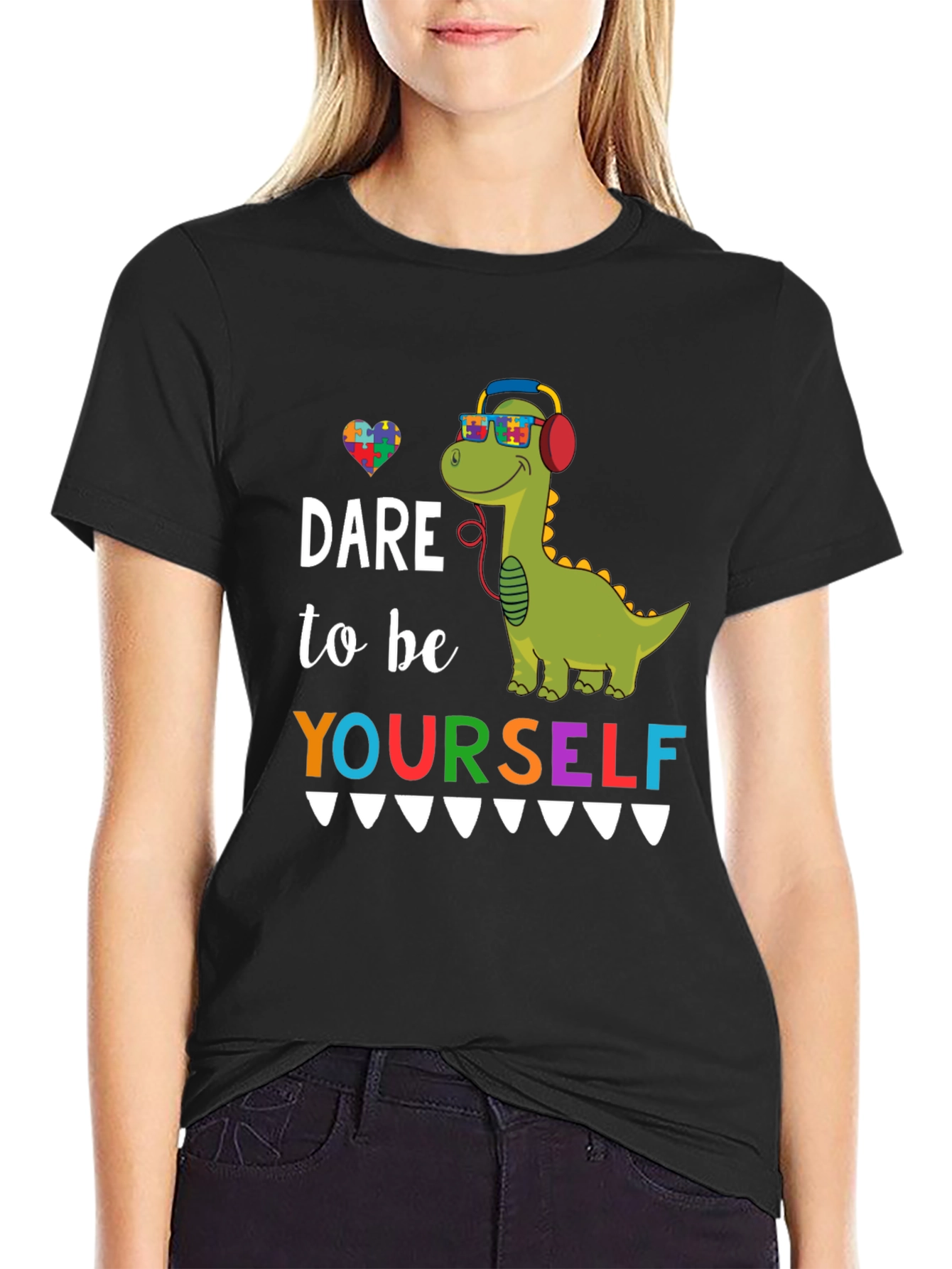 Dare to Be Yourself Autism Awareness T-Shirt