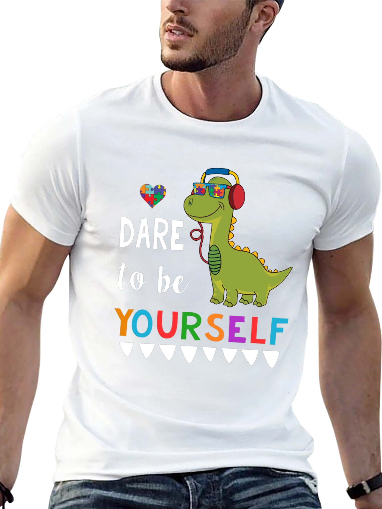 Dare to Be Yourself Autism Awareness T-Shirt