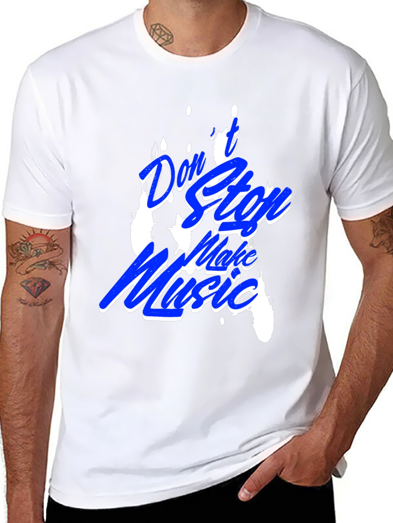 Dont Stop Make Music Graphic T-Shirt