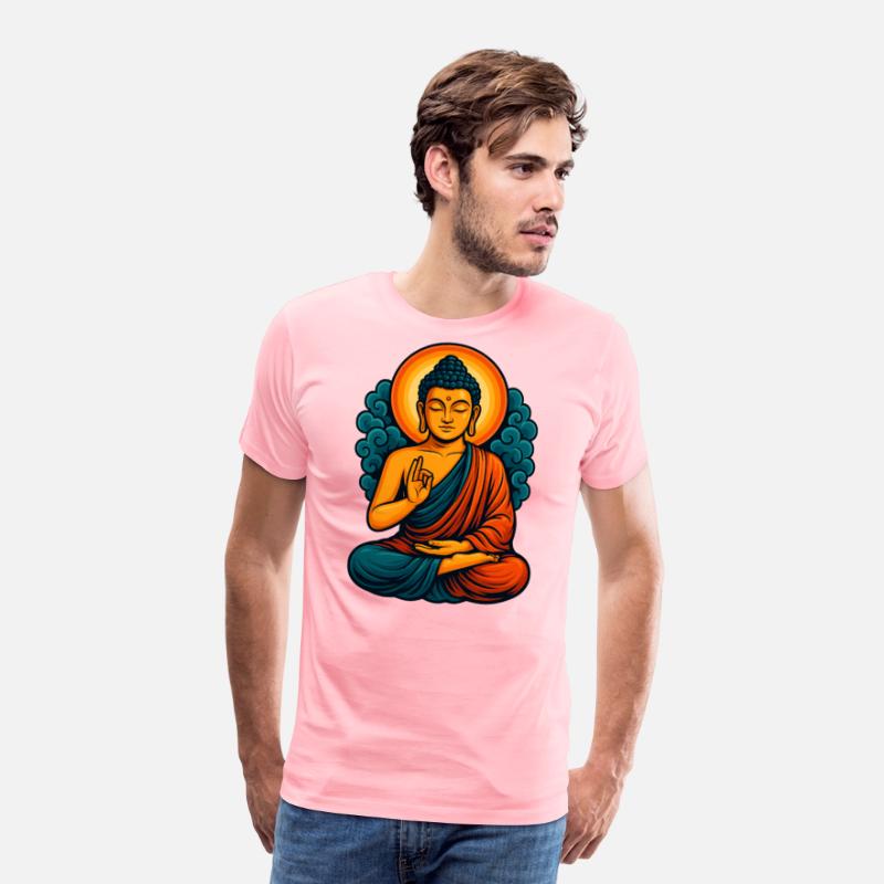 Radiant Buddha Meditative Aura – Spiritual Tee