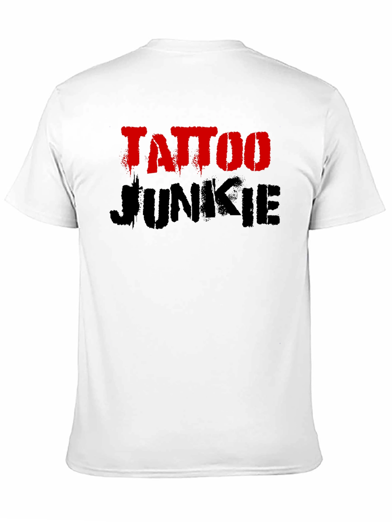 Tattoo Junkie Graphic Tee - Bold Black Shirt