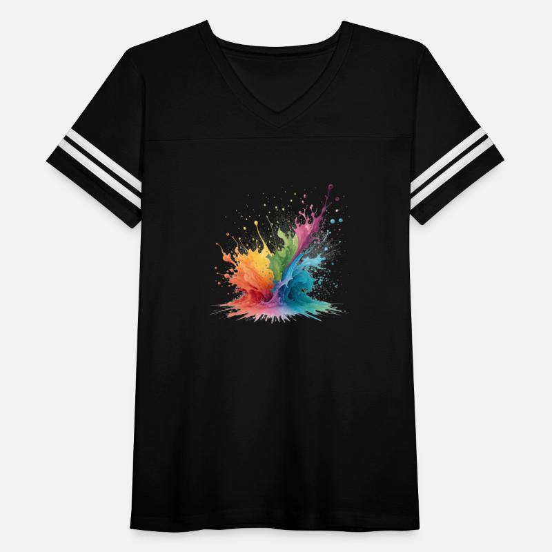Rainbow Color Explosion Paint