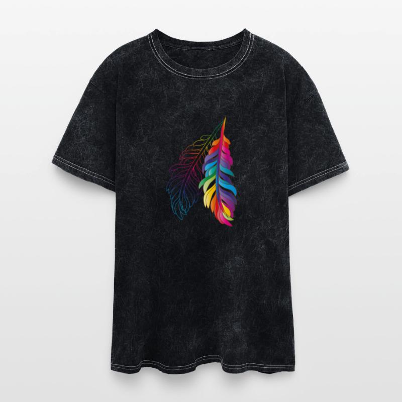 Rainbow Feathers – Colorful Boho Design