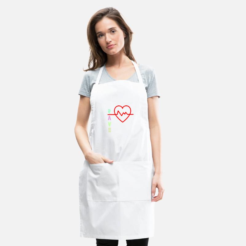 Rave with heart beat logo