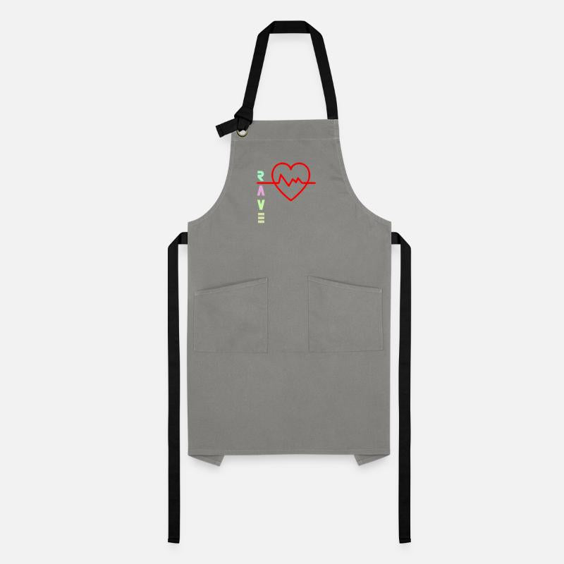 Rave with heart beat logo