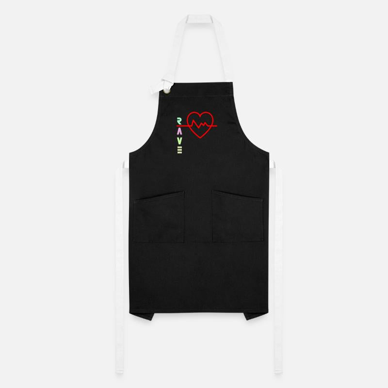 Rave with heart beat logo