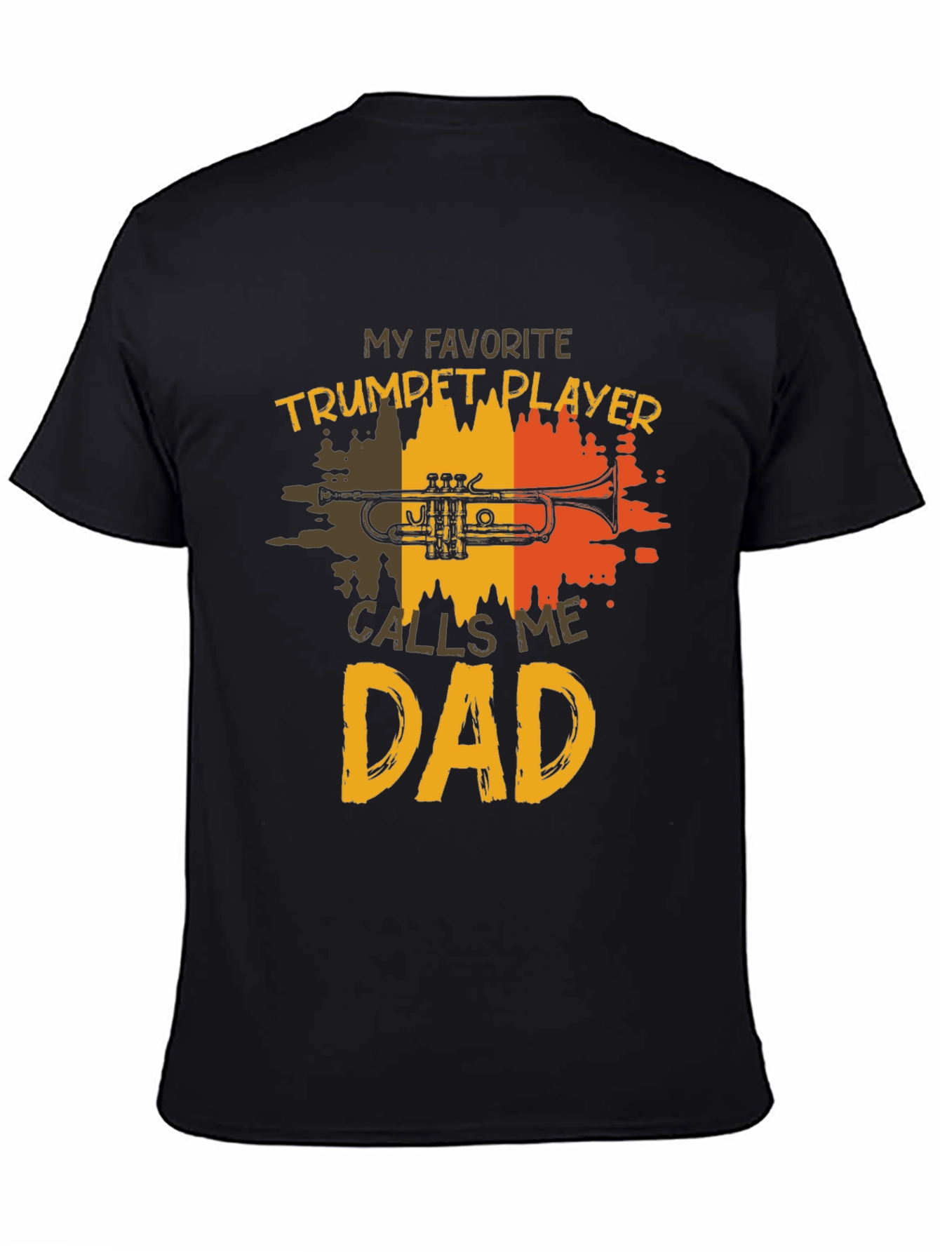 Trumpet Player Dad T-Shirt - Musical Fathers Day Gift