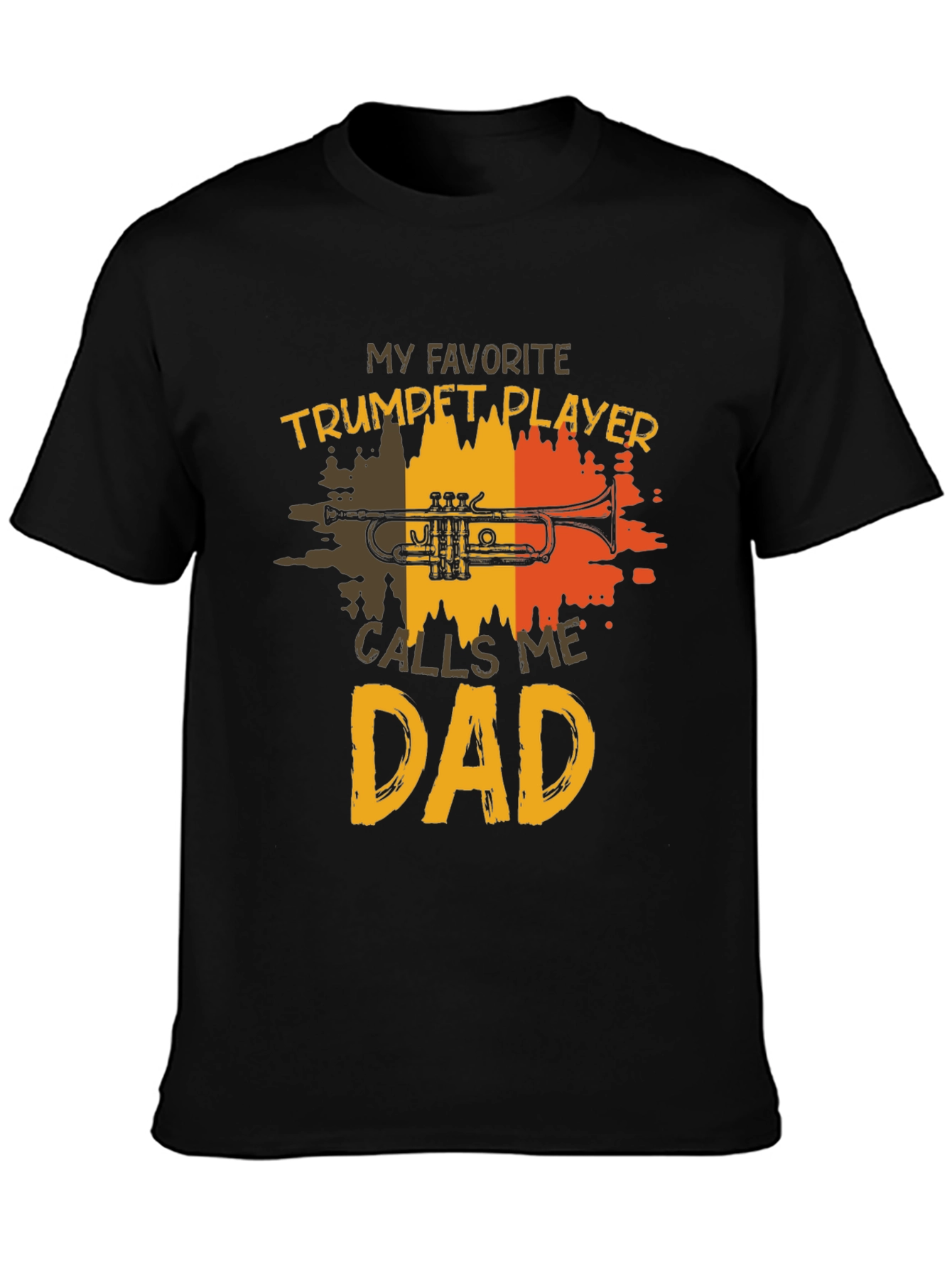 Trumpet Player Dad T-Shirt - Musical Fathers Day Gift