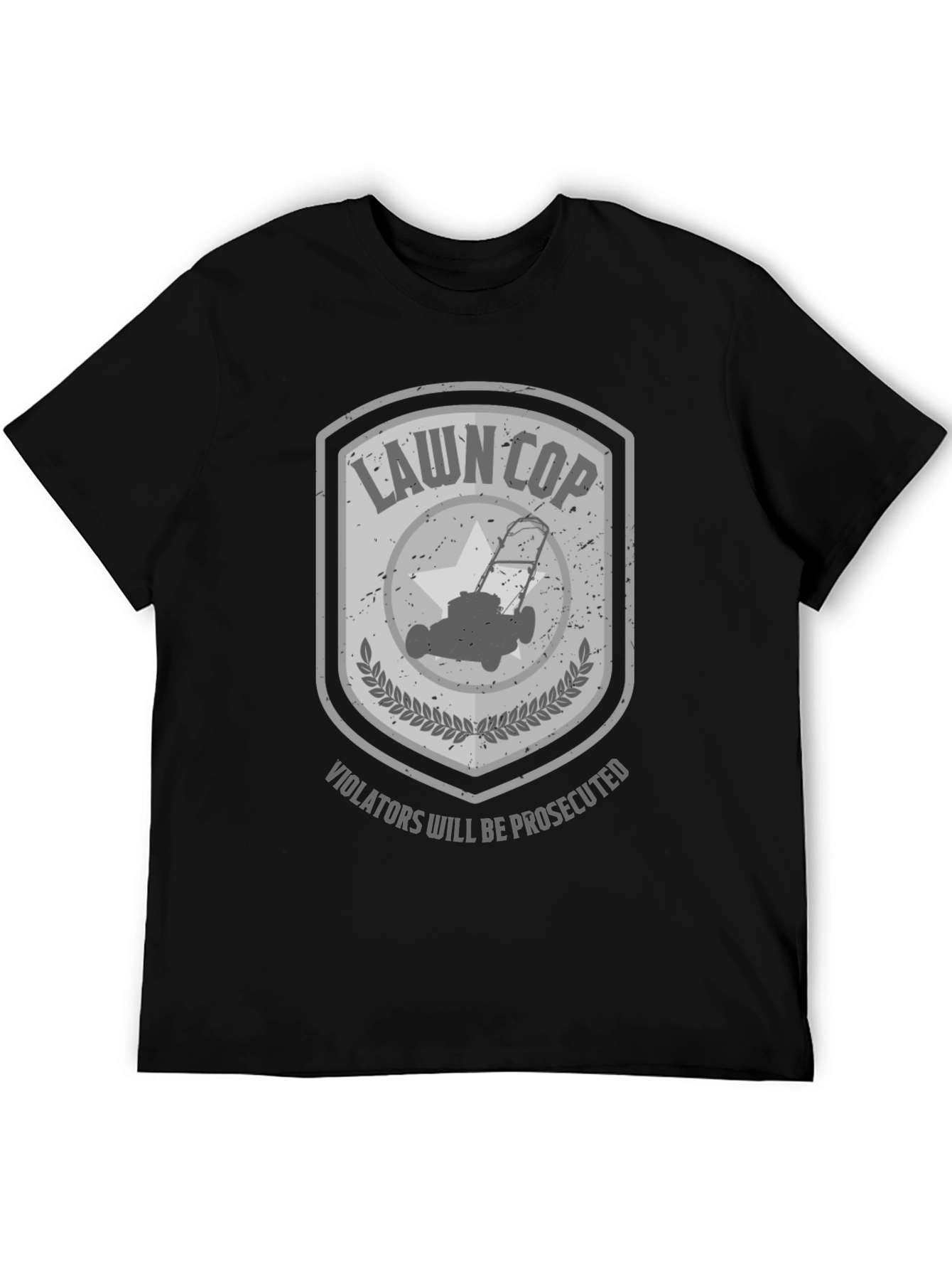 Lawn Cop T-Shirt - Enforce Lawn Order!