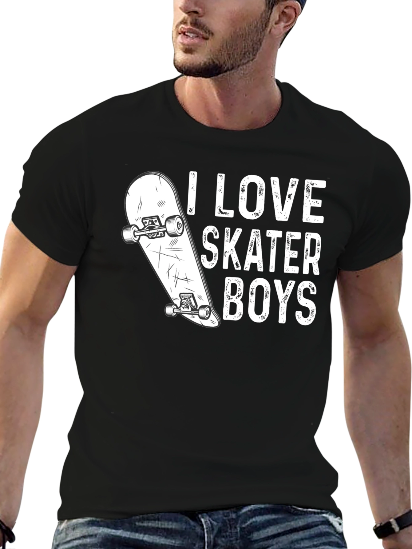 I Love Skater Boys Graphic T-Shirt