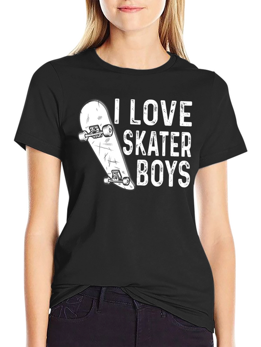I Love Skater Boys Graphic T-Shirt