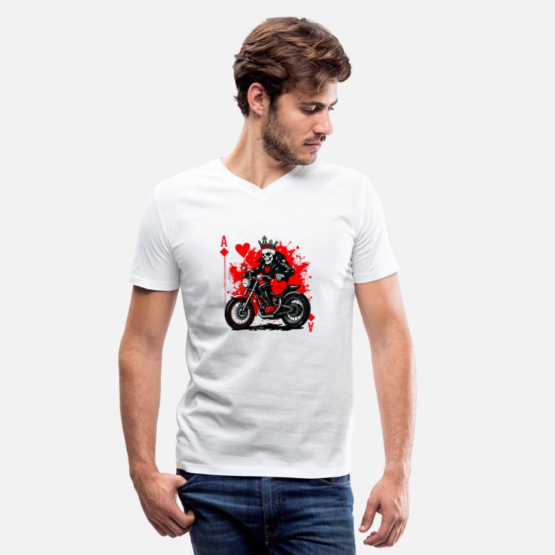 Red Ace Skull Rider Artwork