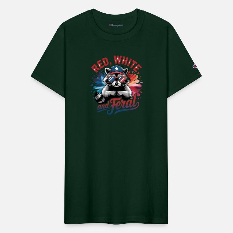 Red, White, and Feral Raccoon