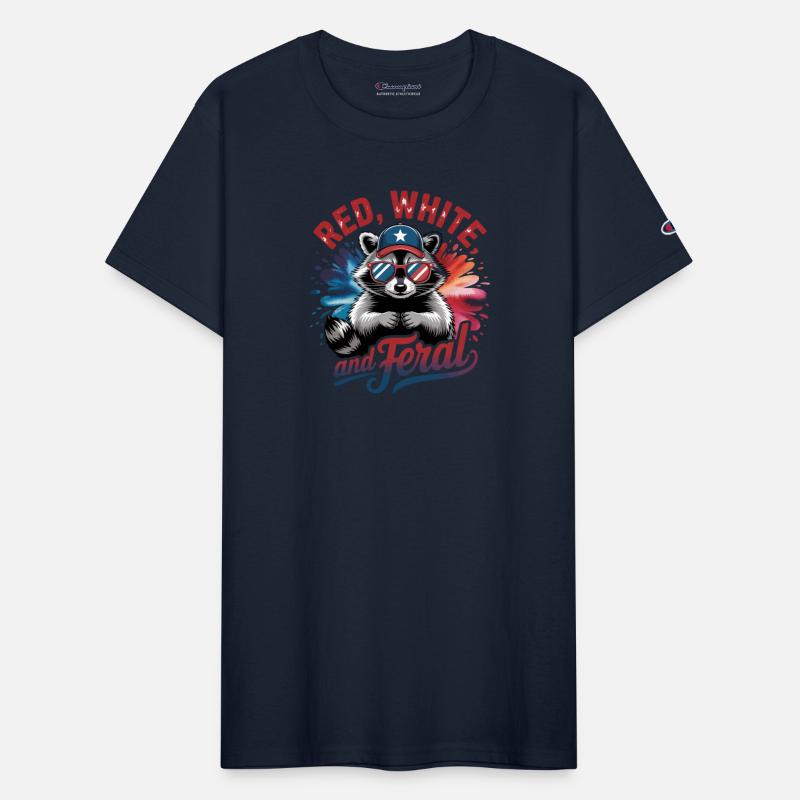 Red, White, and Feral Raccoon