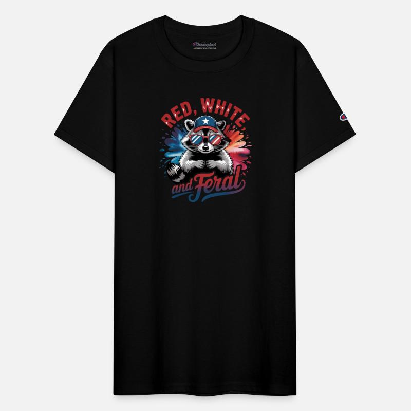 Red, White, and Feral Raccoon