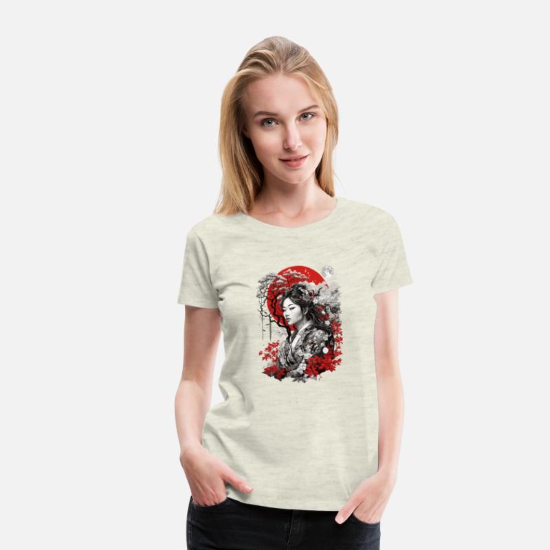 Red White Black Asian Design