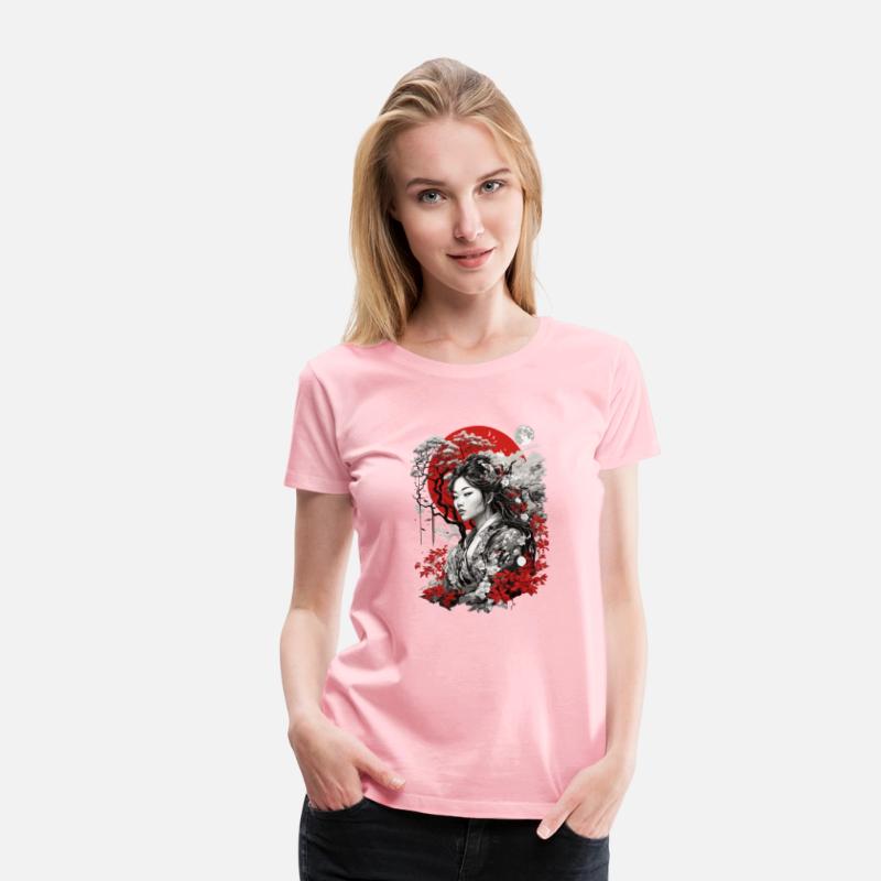 Red White Black Asian Design