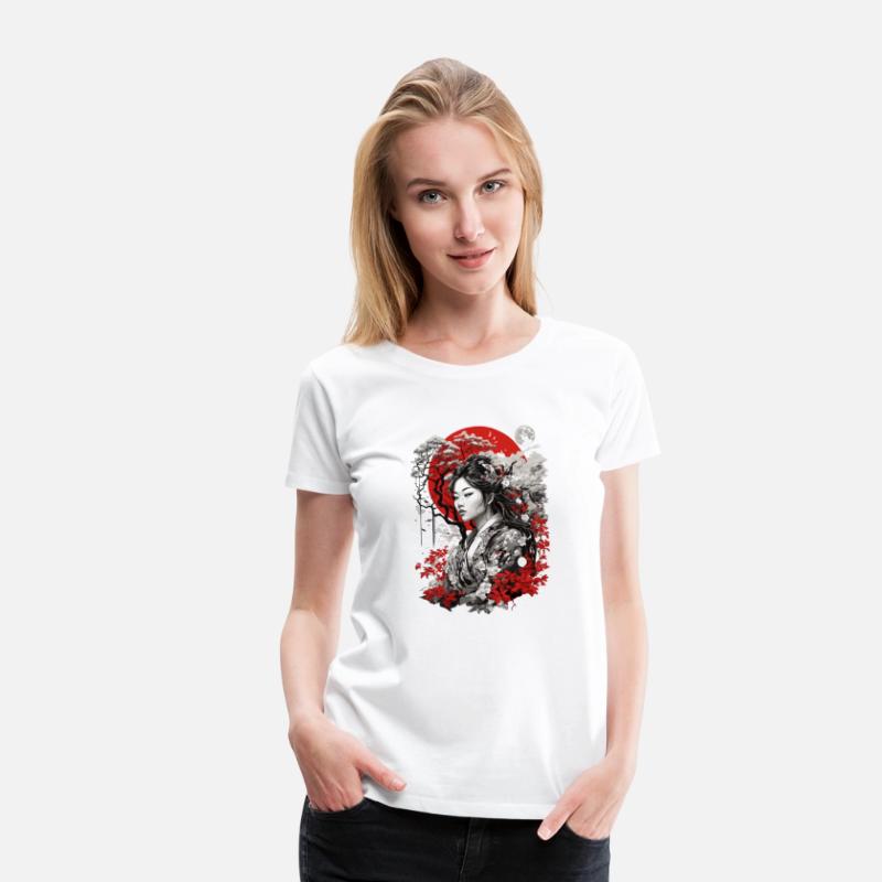 Red White Black Asian Design