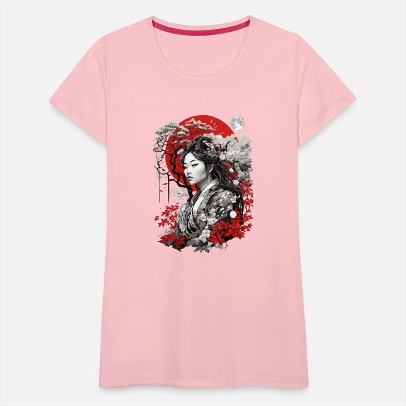 Red White Black Asian Design