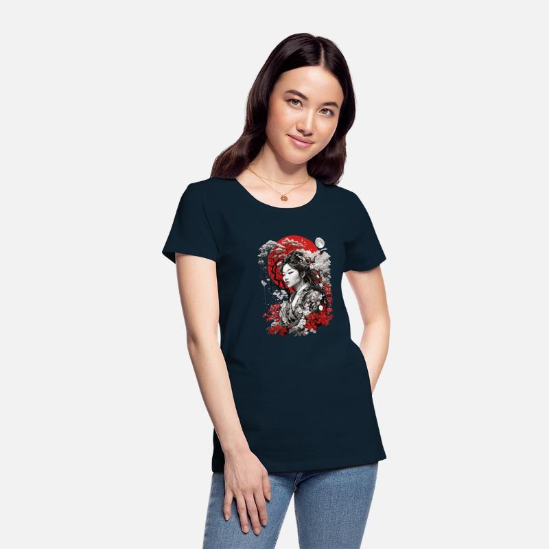 Red White Black Asian Design