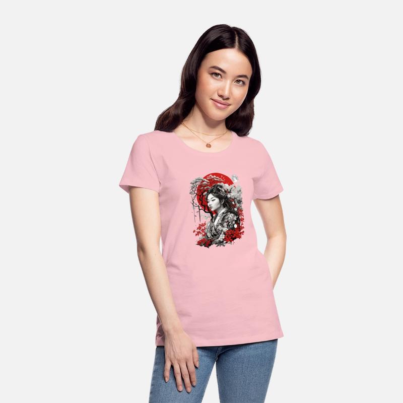 Red White Black Asian Design